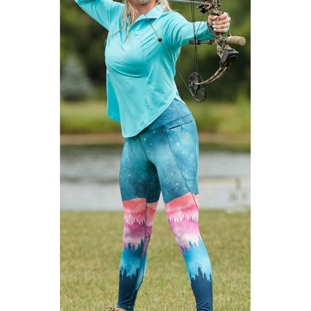 Legendary Whitetails Cool Fitting Trailblazer Leggings Women's Size Extra Small